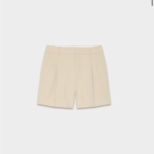 Aritzia effortless shorts heather beige color
